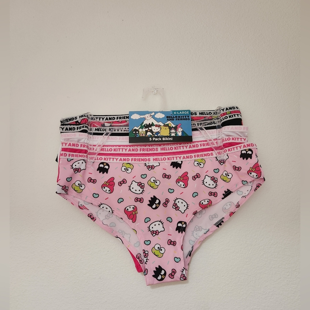 Hello Kitty Junior Undergarment - Pink and White Variety Pack